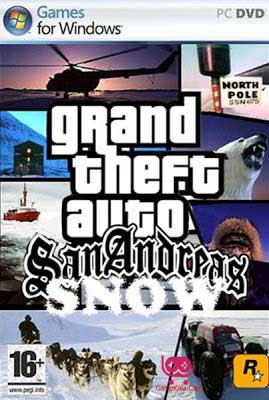 خرید بازی GTA Snow Andreas - جی تی ای برفی برای PC کامپیوتر